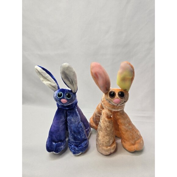 Lot Of 9 Limbo Legs 2000 6" Stuffed Animal Plush Toys- One Missing Eye Read - Picture 14 of 16